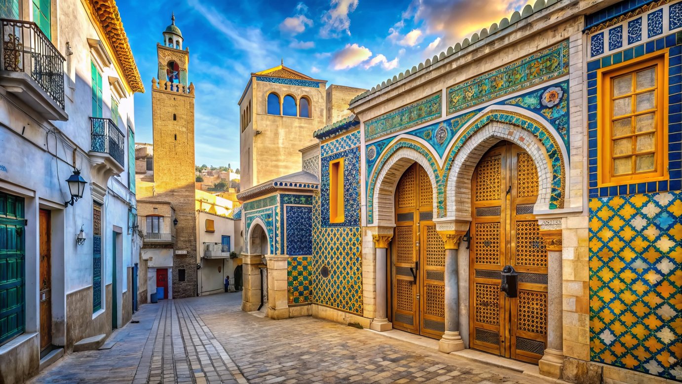 TUNISIE - Echapp&eacute;e berb&egrave;re p.342-343